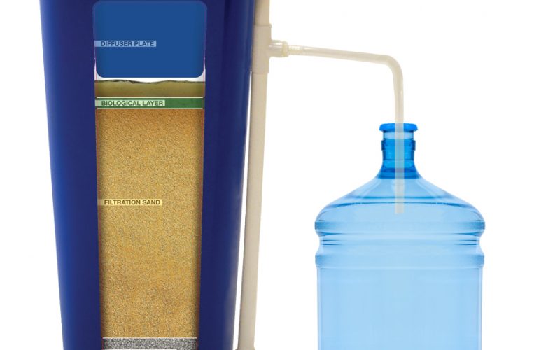 Water Ka Doctor purifier kit with backwash syringe, tubing and tap adaptor